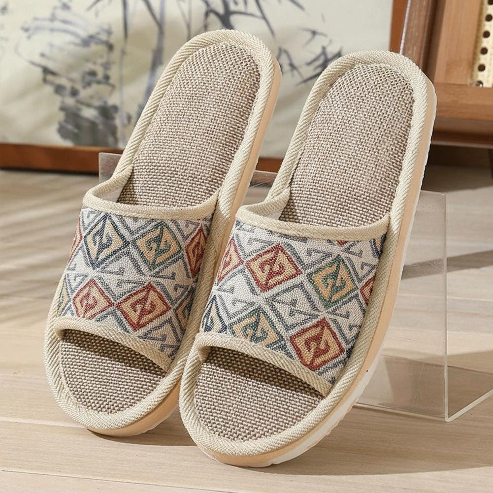 Women'S Shoes To Men'S - Vier Seizoenen Linnen Pantoffels voor Koppels,