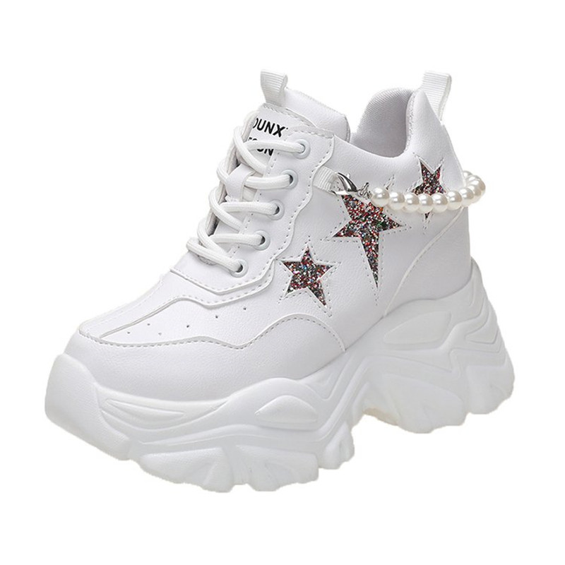 Platform Sneakers Chunky - Hoge Kwaliteit Hoge Platform Schoenen Vrouw