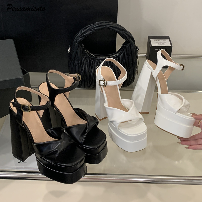 Platform Sneakers Chunky - Ster stijl Mode Dubbele Platform Wiggen