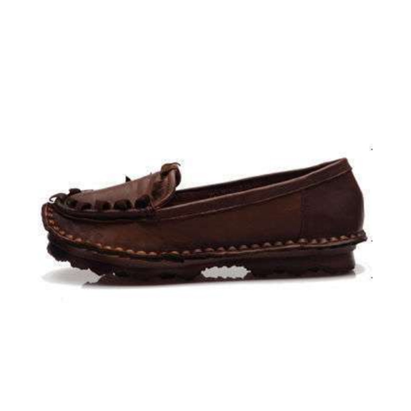 Women'S Shoes Round Toe - Lente 2026 Nieuwe Etnische Stijl Retro