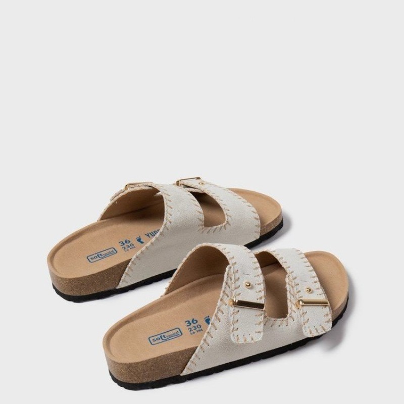 Dames Slippers met Verstelbare - Cork Wedge Sandal recensie en prijs