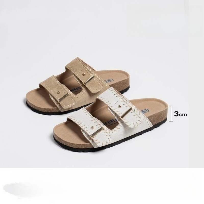 Dames Slippers met Verstelbare - Cork Wedge Sandal recensie en prijs