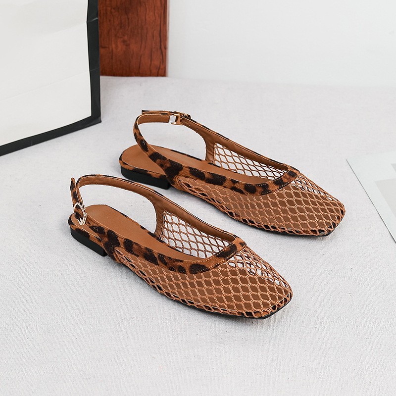 Mesh vierkante teenslippers ta - Women Shoes Japan recensie en prijs