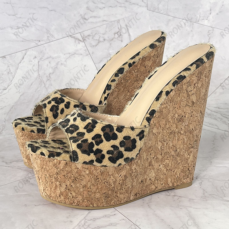 Rontic Handgemaakte Vrouwen Pl - Cork Wedge Sandal recensie en prijs