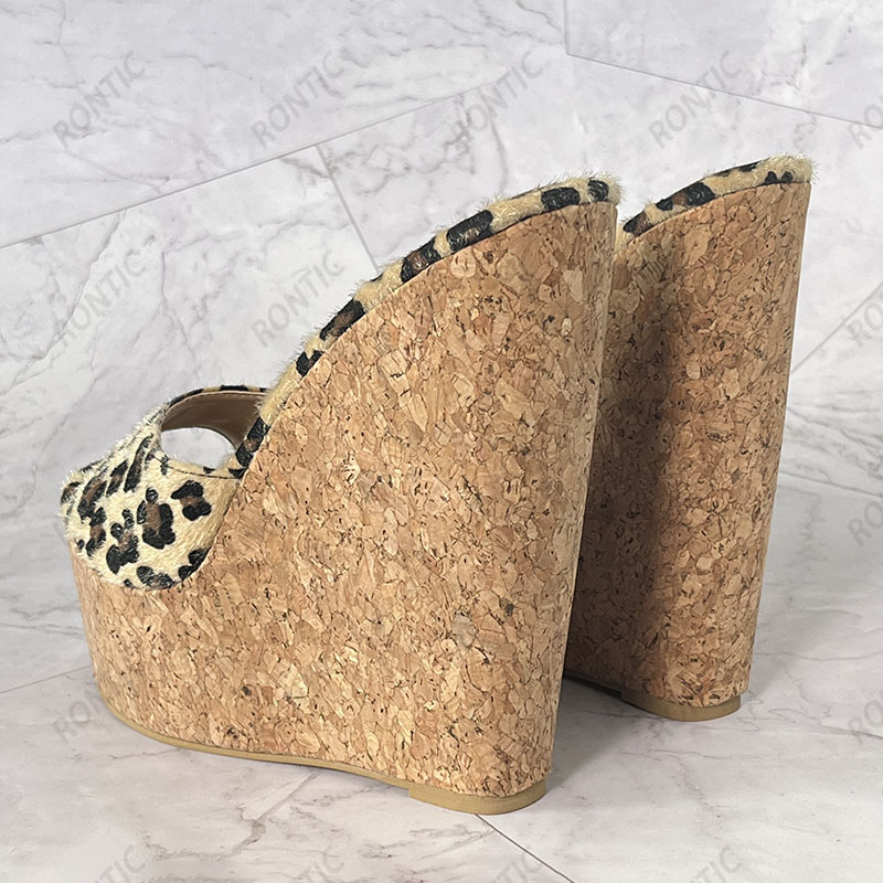 Rontic Handgemaakte Vrouwen Pl - Cork Wedge Sandal recensie en prijs