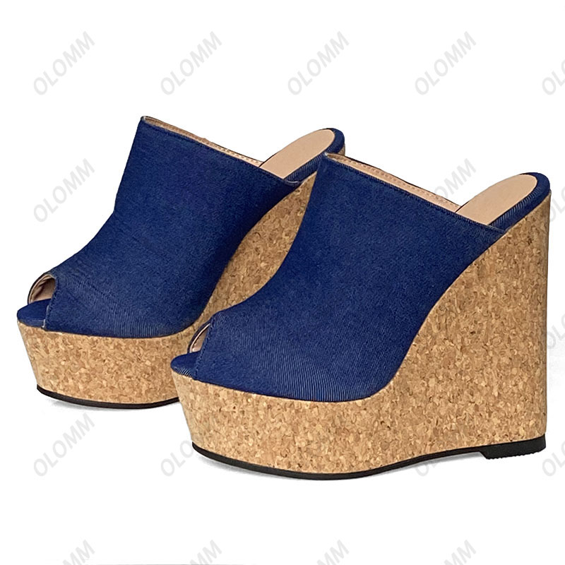 Olomm Handgemaakte Vrouwen Mui - Cork Wedge Sandal recensie en prijs