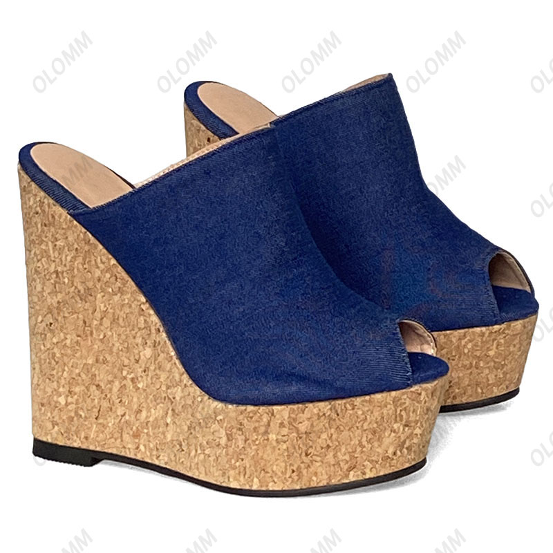 Olomm Handgemaakte Vrouwen Mui - Cork Wedge Sandal recensie en prijs