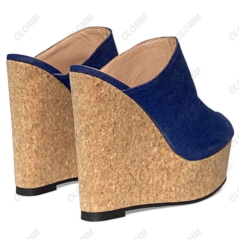 Olomm Handgemaakte Vrouwen Mui - Cork Wedge Sandal recensie en prijs