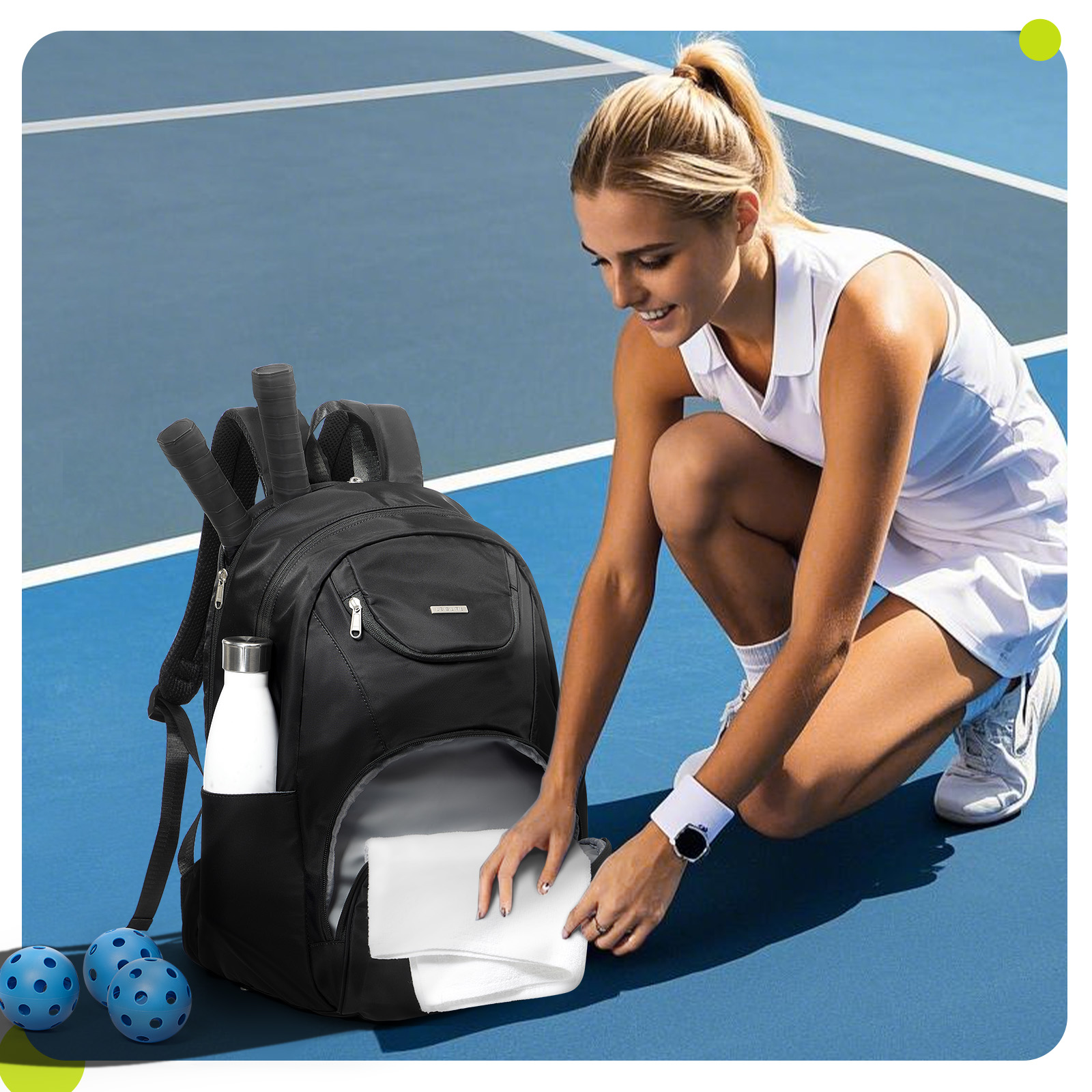 Tennistas Tennisrugzak 2 racke - Women'S Shoes To Men'S recensie en prijs