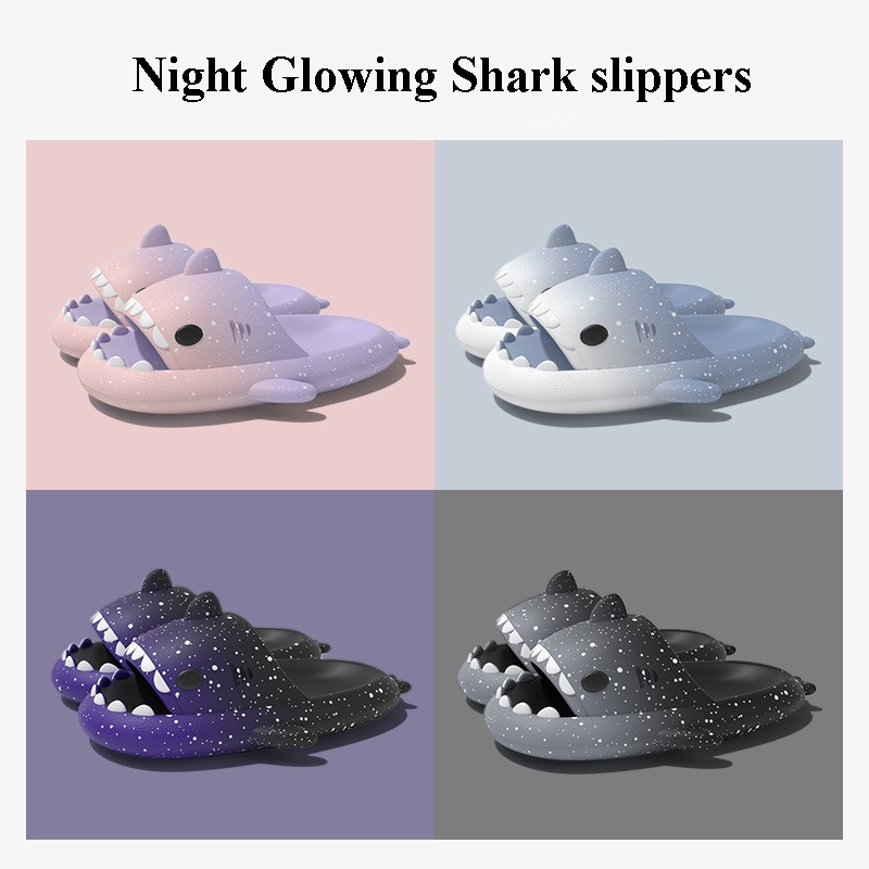 Leuke Cartoon Haai Slippers Vo - Women'S Shoes To Men'S recensie en prijs