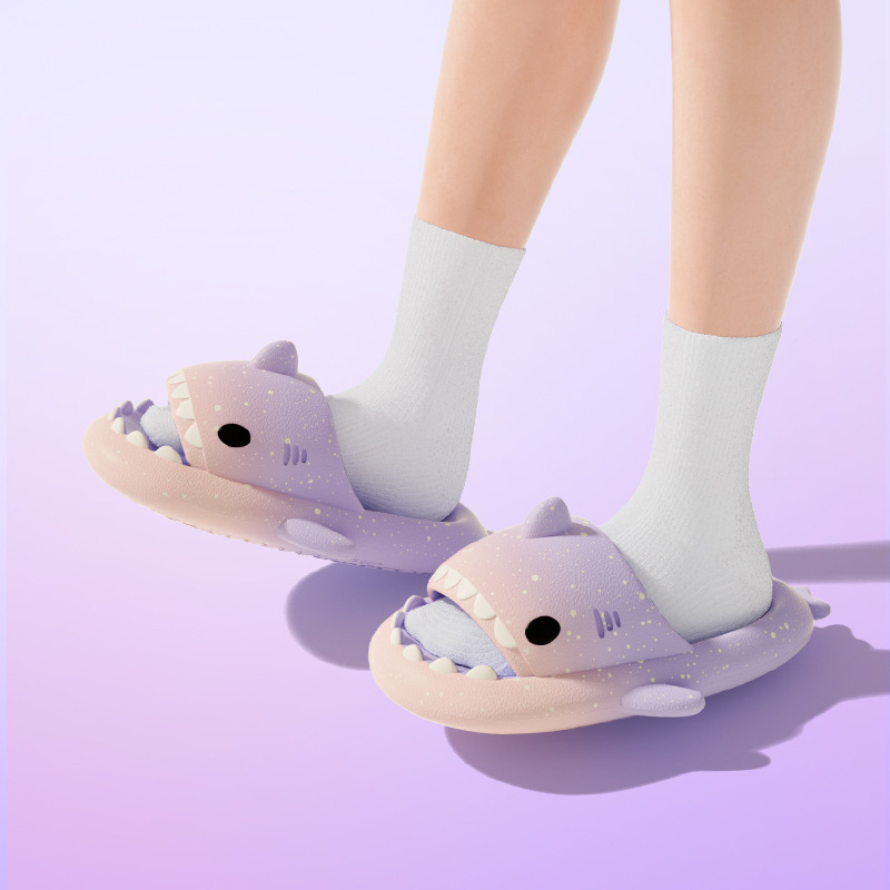Leuke Cartoon Haai Slippers Vo - Women'S Shoes To Men'S recensie en prijs