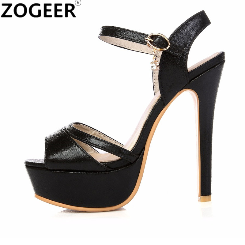 Mode Vrouwen Sandalen Zomer Se - Metallic Heel Sandal recensie en prijs
