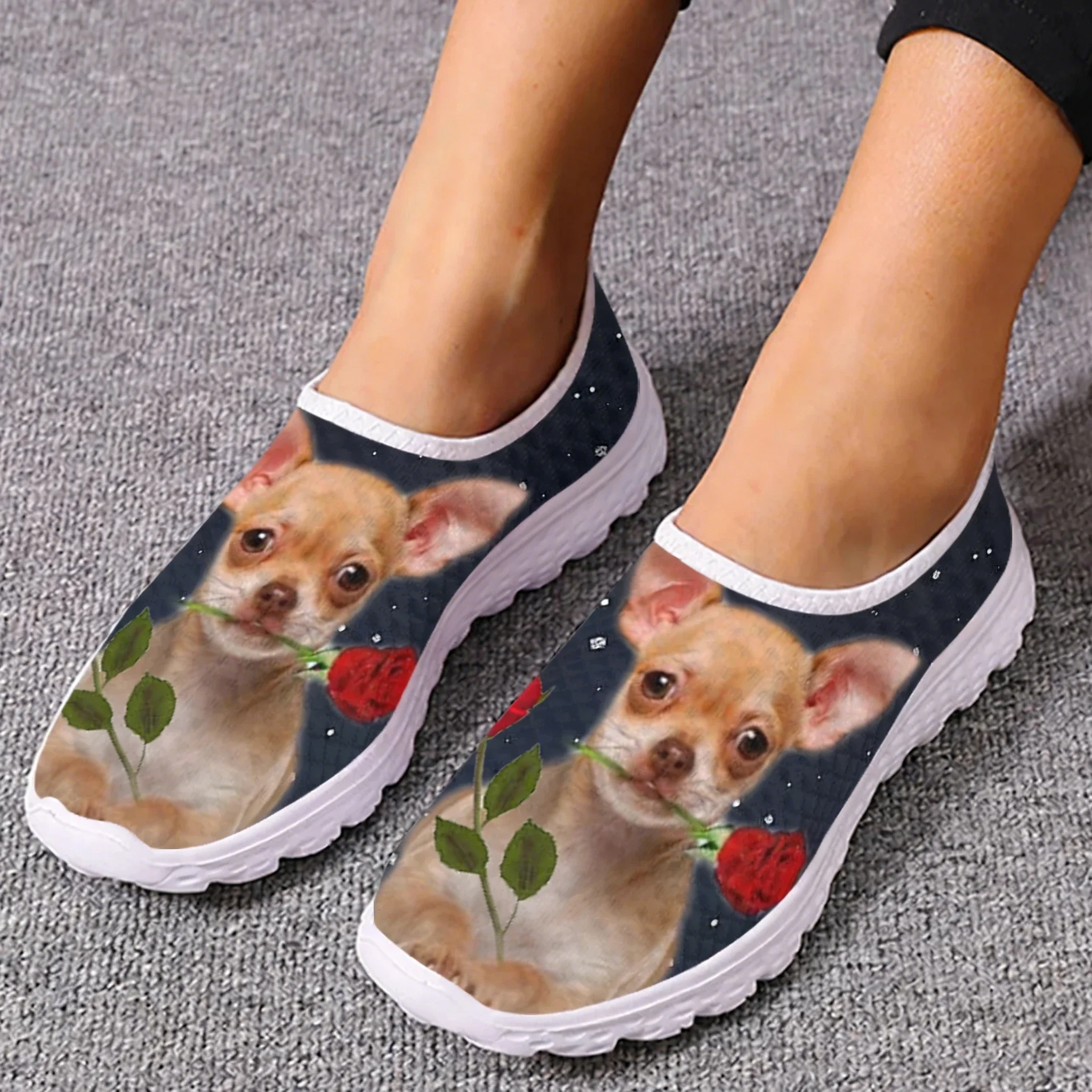 Chihuahua Rose Flower Design M - Women'S Shoes For Tennis recensie en prijs