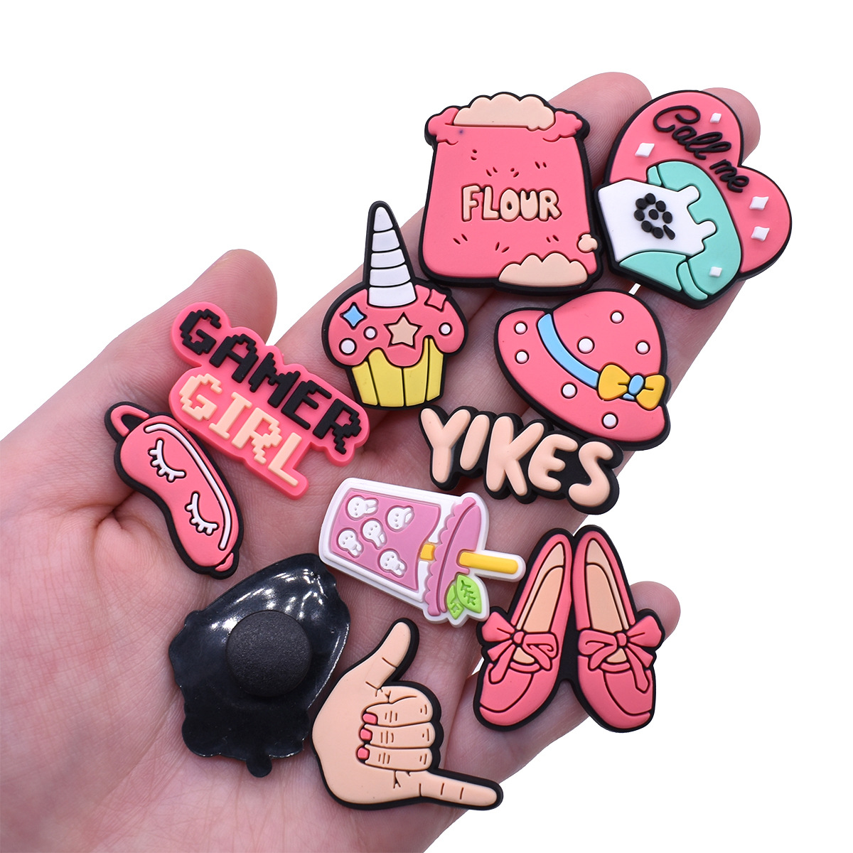 Cute Pink Shoe Charms Decorati - Women'S Shoes Crocs recensie en prijs