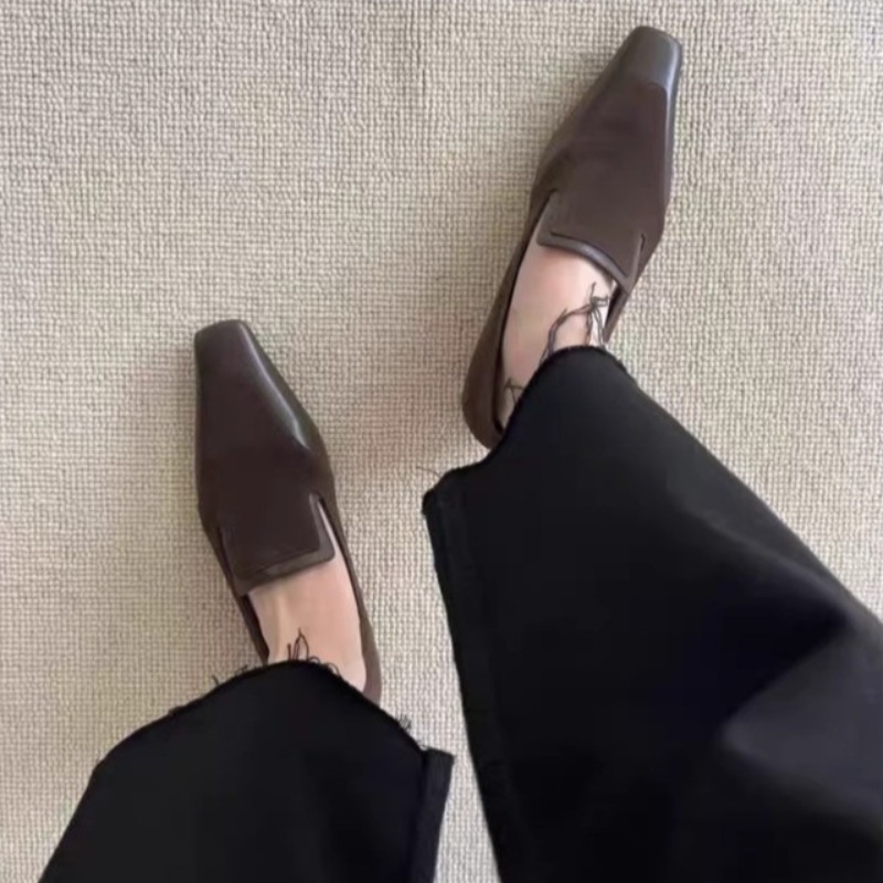 Retro vierkante teen diepe mon - Women Shoes Heels recensie en prijs