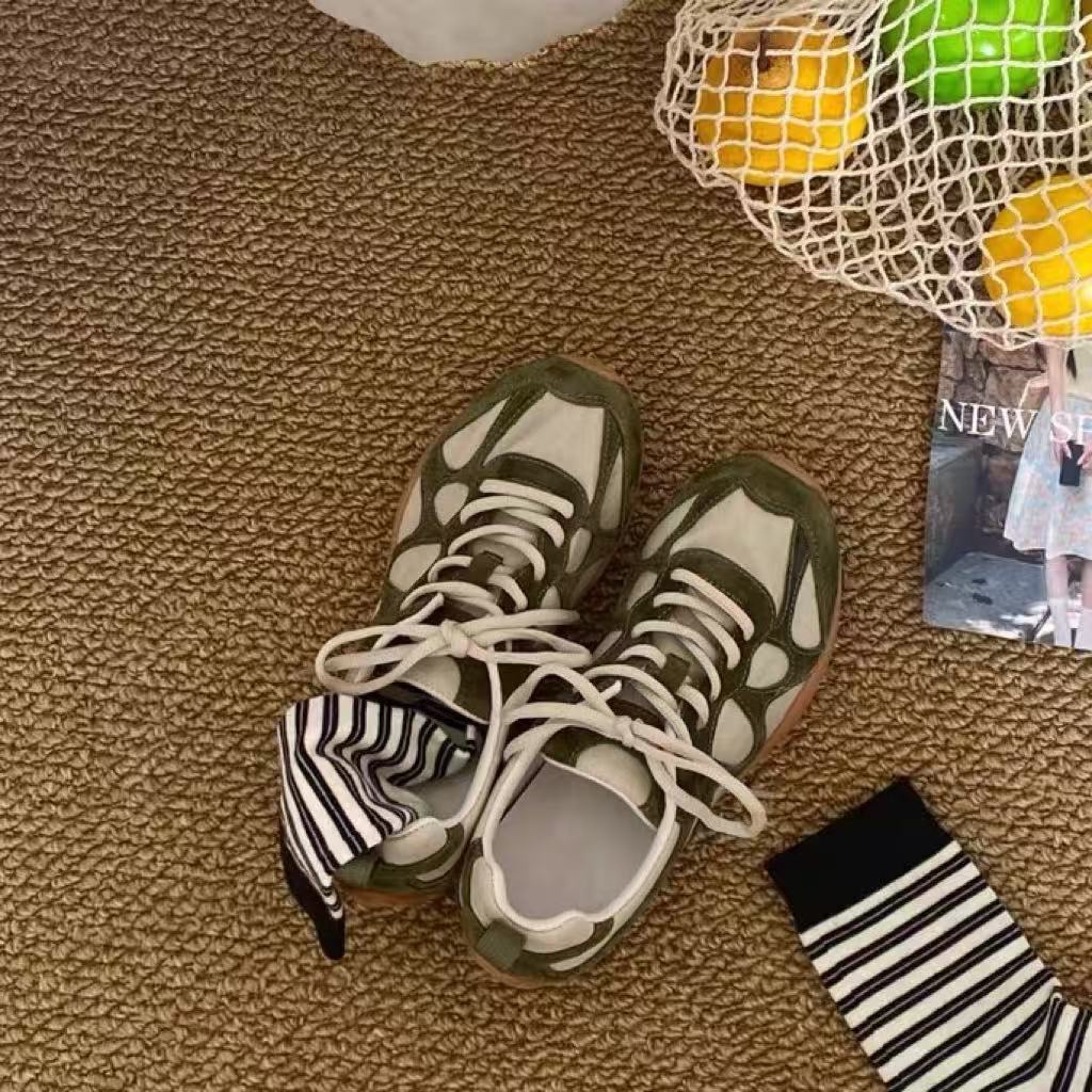 Vintage patchwork veterschoene - Women'S Shoes Round Toe recensie en prijs