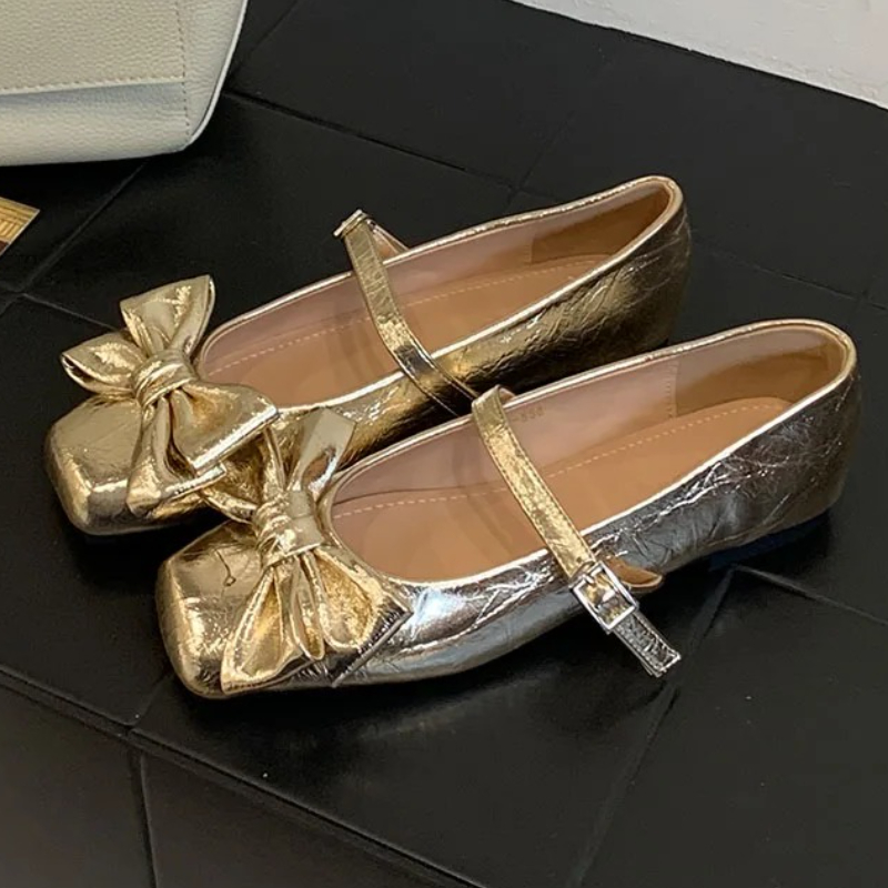Leuke Strik Vierkante Teen Ont - Women Shoes Brands recensie en prijs