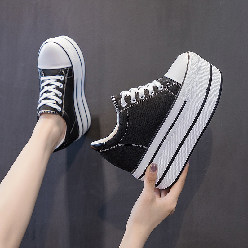 NIEUWE Mode Canvas Schoenen Ad - Platform Sneakers Chunky recensie en prijs