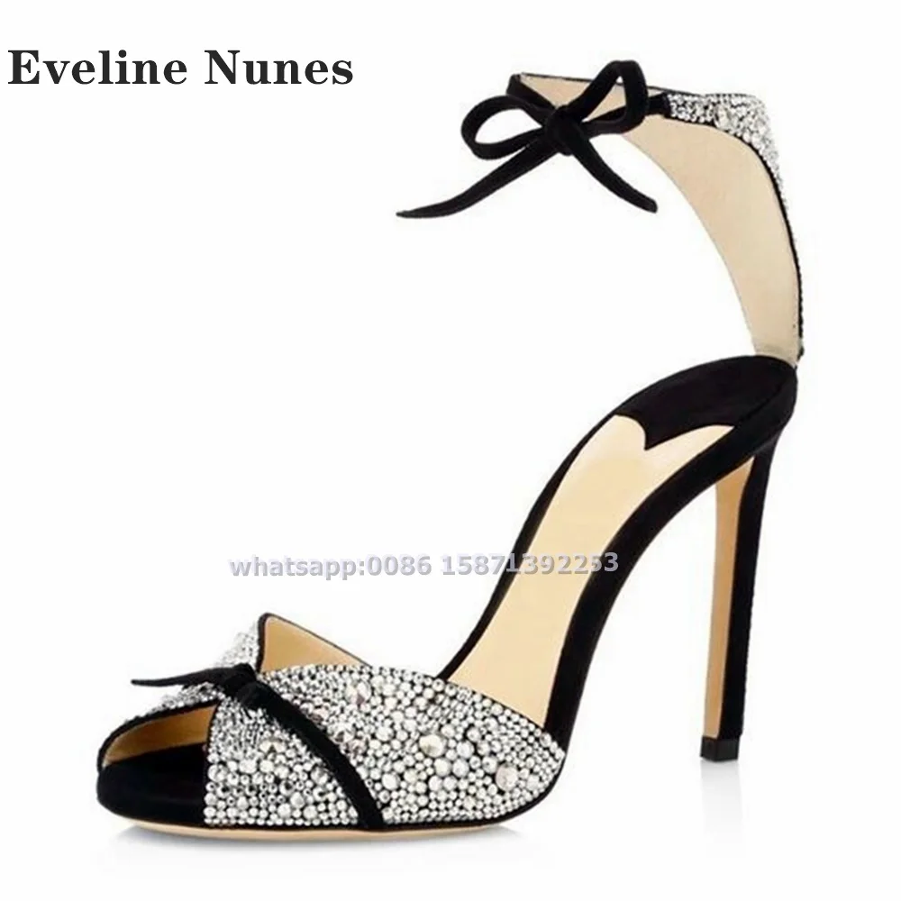 Boog Strass Enkelbandje Sandal - Metallic Heel Sandal recensie en prijs