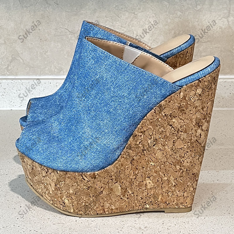 Sukeia Handgemaakte Vrouwen Pl - Cork Wedge Sandal recensie en prijs