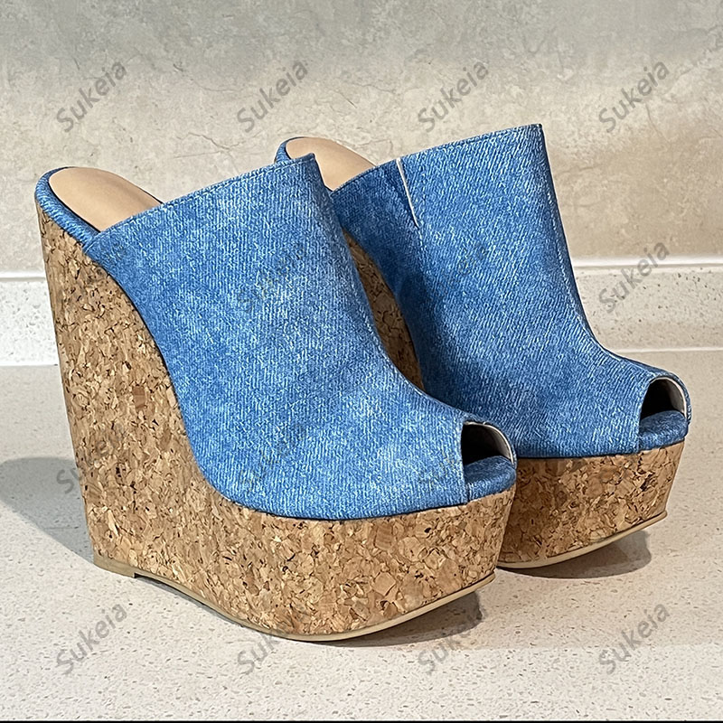 Sukeia Handgemaakte Vrouwen Pl - Cork Wedge Sandal recensie en prijs
