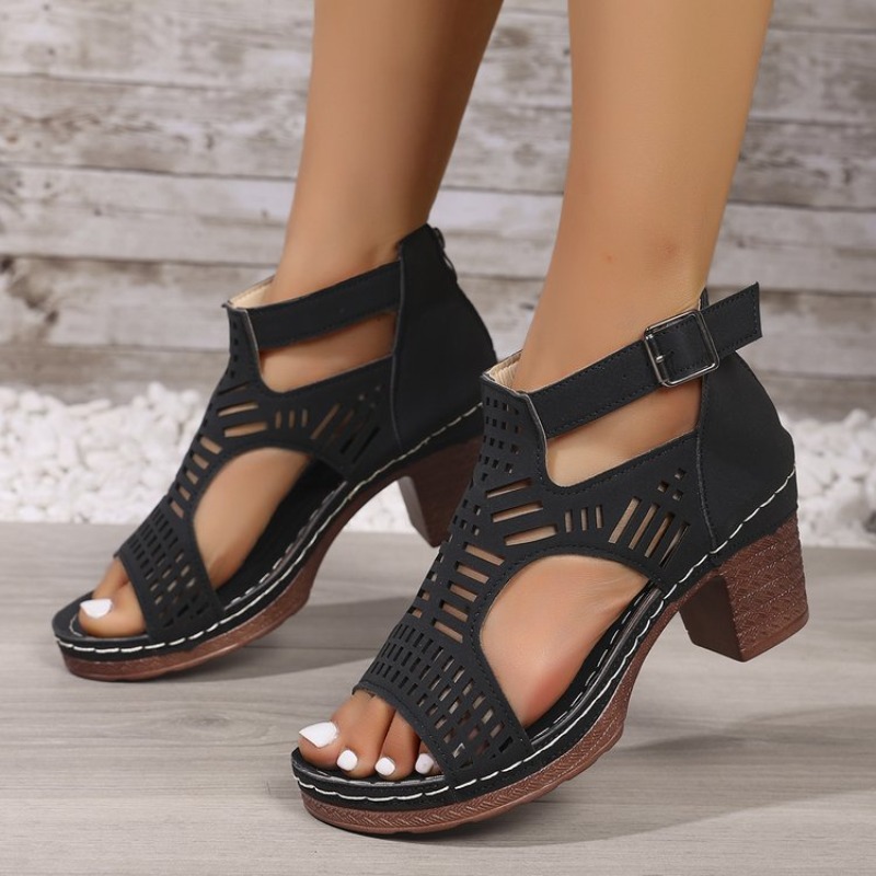 Damessandalen in Romeinse stij - Cork Wedge Sandal recensie en prijs