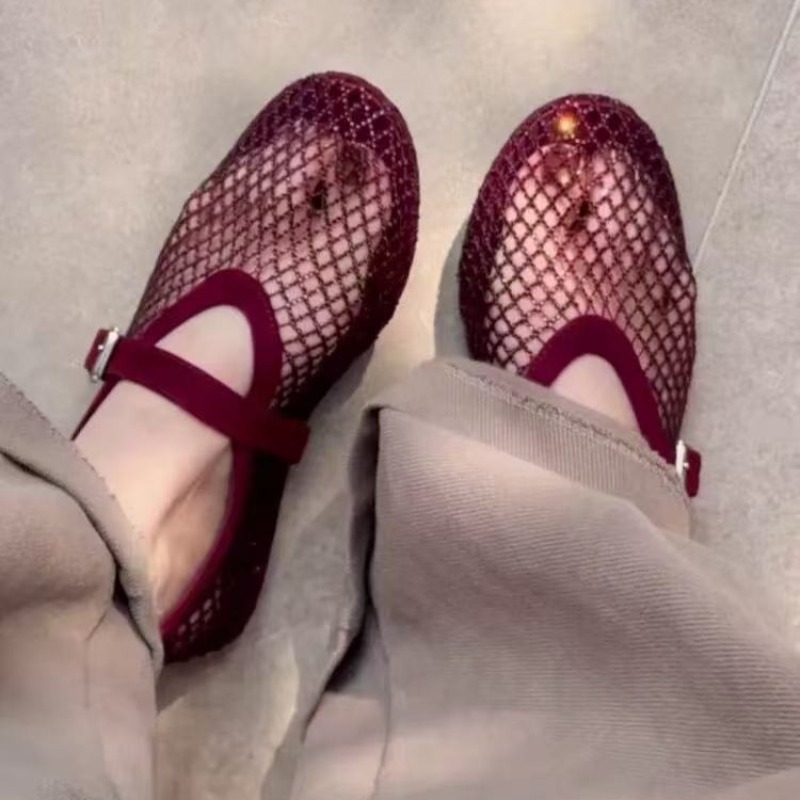 Holle strass Baotou sandalen d - Women'S Shoes Round Toe recensie en prijs