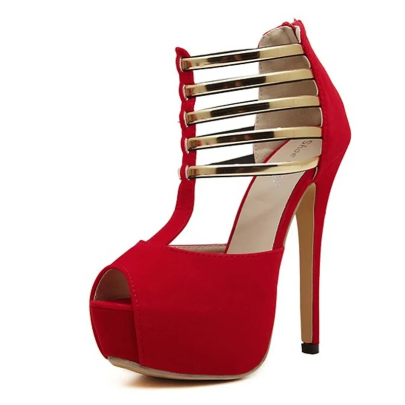 13CM Damesschoenen Sexy Model  - Metallic Heel Sandal recensie en prijs