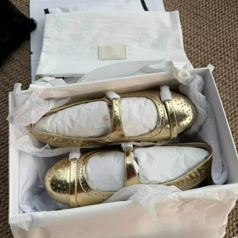 Vintage metalen gesp leren Mar - Women'S Shoes Round Toe recensie en prijs