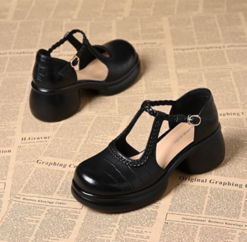 Dames zwarte Mary Jane-sandale - Women Shoes Sandals recensie en prijs
