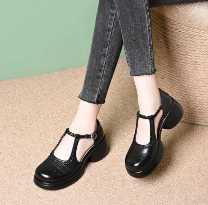Dames zwarte Mary Jane-sandale - Women Shoes Sandals recensie en prijs