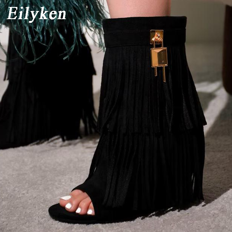 Eilyken Designer Fringe Wiggen - Women Shoes Boots recensie en prijs