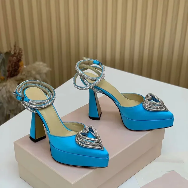 Platform Kristal Liefde Decora - Metallic Heel Sandal recensie en prijs